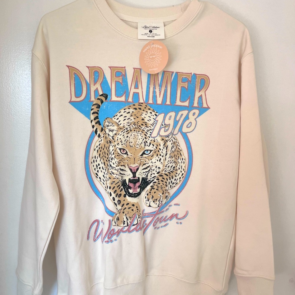 NWT lotus Fashion Los Angeles Dreamer 1978 sweatshirt size Small